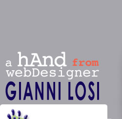 helping hand from webdesigner Gianni Losi